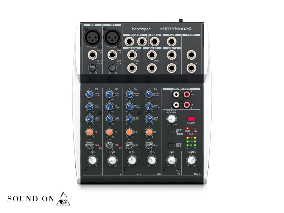 מיקסר ברינגר BEHRINGER XENYX 802S