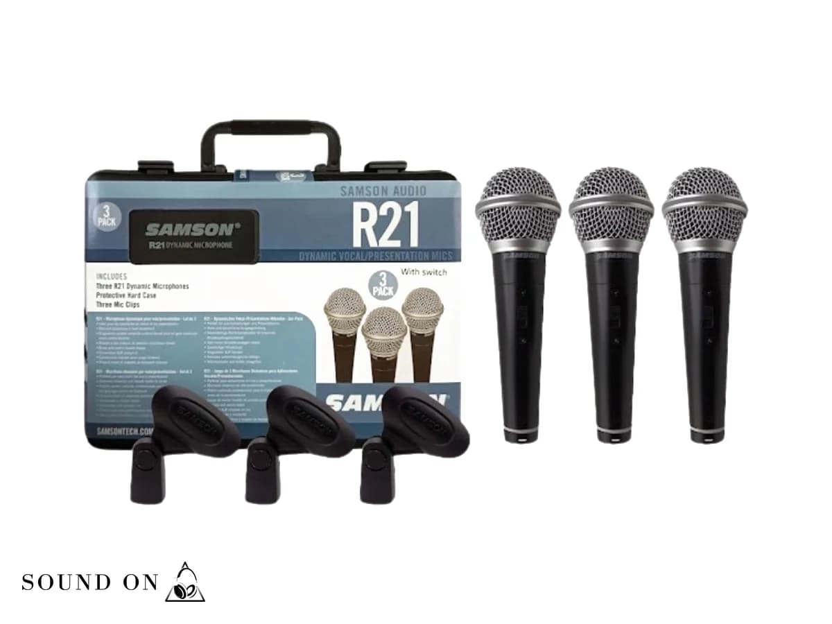 סט מיקרופונים דינמיים Samson R21