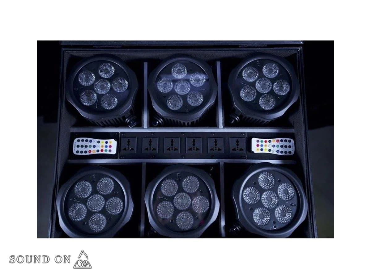 פנס תאורה נטען Apextone L SET 12x18W Battery