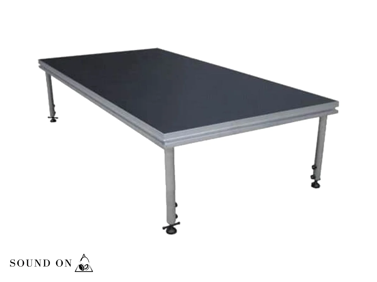 במה ניידת 200x100 ס״מ בגובה 40-60 ס״מ S2 U200